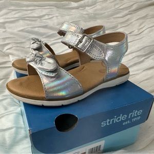 Stride rite Toddler girls sandals in silver